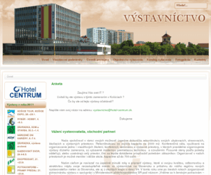 dtke.sk: Dom techniky Košice
Výstavníctvo: organizujeme výstavy, semináre, konferencie, workshopy,
firemné dni, zabezpečujeme montáž stánkov, prenájom výstavníckeho zariadenia