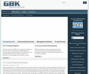 envtraining.net: GBK Partnership
GBK