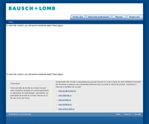 bausch.ro: Lentile de contact BAUSCH & LOMB : Lentile de contact, intretinerea lentilelor de contact
