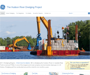 gehudson.com: GE's Hudson River PCB Dredging Project
GE is performing the Hudson River Dredging Project, one of the largest environmental dredging project in the U.S., with the approval and oversight of EPA.