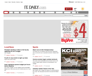 iowastatedaily.com: Iowa State Daily: We deliver. You discover.
We deliver. You discover.
