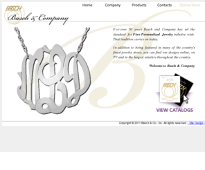 jewelrybybasch.com: Fine Monogram Jewelry by Basch & Co. - Gold, Diamond & Silver Monogram Jewelry
Custom gold monogram jewelry, diamond monogram jewelry, and sterling silver monogram jewelry