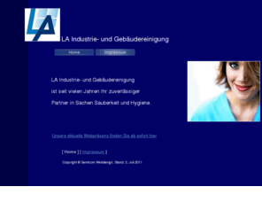 la-gebaeudereinigung.com: Industriereinigung - Gebäudereinigung - LA Gebäudereinigung LA 
Industriereinigung Kerpen
LA Gebäudereinigung LA Industriereinigung in Kerpen. Ihr zuverlässiger Kerpener Gebäudereiniger und Industriereiniger sorgt für Glanz und Hygiene in Ihrem Unternehmen. Kostenlose Besichtigung vor Ort…