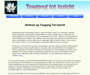 toegangtotinzicht.nl: Toegang tot Inzicht
