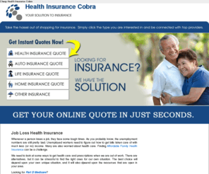 healthinsurancecobra.com: Health Insurance Cobra
Health Insurance Cobra