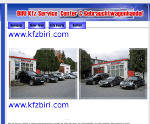 kfzbiri.com: BIRI Kfz Service  Center & Gebrauchtwagenhandel
Kfz Service