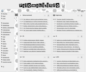 palomaki.info: Etusivu - Palomaki.info
Palomaki.info - Linkkejä, sovelluksia, rss-lukija, laskin, vr:n lähiliikenne ja paljon muuta. - Palomaki.info