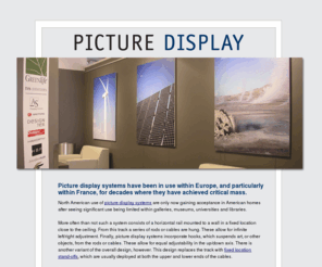 picturedisplay.net: Picture Display - Display Ideas,Wall Display - AS Hanging Systems
Hanging systems for picture and art display. Modern and ajustable display ideas for your art, photo, picture, banner and more. AS Hanging Systems.