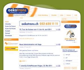 velokurier.com: oekotrans.ch - schaffhauser velokurier
Willkommen bei Oekotrans, der Velokurier in Schaffhausen!