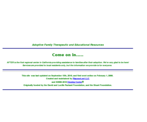 afteradoption.org: After Adoption Services for adopted children and families in California's 
South Bay and Monterey Bay.
AFTER Adoption Help. Services for adopted children and families in California's South Bay and Monterey Bay.