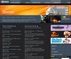 blender.org: blender.org - Home
Blender is the open source, cross platform suite of tools for 3D creation.