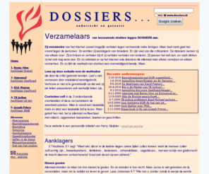 dossiers.tk: Dossiers.tk - Torontoblessing Granel.org - Geelhoed - Van der Ven - Benny Hinn - Ouweneel - TB Joshua
Dossiers.tk - dossiers die dossiers weerleggen - Dossiers tegen Gods dienstknechten getoetst en weerlegd - Benny Hinn - Ouweneel - TB Joshua