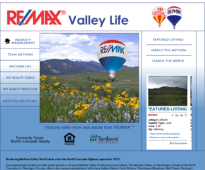 methowvalleyhomesandland.com: Methow Valley Real Estate | RE/MAX Valley Life
Methow Valley's longest existing real estate company helping residents buy and sell property, homes, lots and land in Winthrop and the surrounding area since 1977.