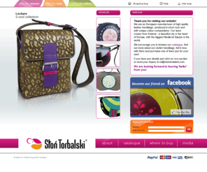 slontorbalski.com: Slon Torbalski handmade designer handbags of genuine leather and suede
We are manufacturer of artistic, handmade, trendy handbags, made of leather and suede, created by our top designers in various colors: red, black, pink, purple, brown, yellow, green, orange etc. Handicraft from genuine leather and grain leather. Season sales and discounts on our beautiful handbags.