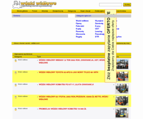 wozkitransportowe.com: Wózki widłowe, Podnośniki, wózki -  Darmowe  Ogłoszenia - Największa oferta w Polsce
  Serwis wózki widłowe, podnośniki, wózki, widłowe - Darmowe ogłoszenia o wózkach widłowych. Zamieść darmowe ogłoszenie, sprawdź aktualne oferty - kupno - sprzedaż - naprawa. 