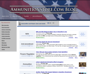 ammonewstoday.com: Ammunition news, firearm news, pro gun candidates, NRA news, Ammo news
Your source for ammo and firearm news. Presented by ammunitionstore.com