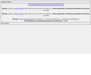 superweb5.com: :  : servidor cinco SUPERWEB5.COM :
{titulo} {posicionamiento}