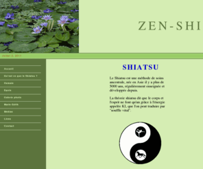 zen-shi.com: Page d'accueil
Shiatsu humain, équin, amma assis.  Méthode de soin basée sur la médecine traditionnelle chinoise.