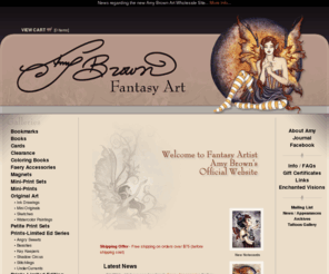 amybrownart.com: Amy Brown: Fairy Art - The Official Gallery
Fairy Art Artist Amy Brown: The Official Online Gallery. Fantasy Art, Faery Art, Dragons, and Magical Things Await...