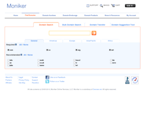 choicemoniker.com: Domain Names â Domain Name Registration â Management â Appraisals - Moniker SnapNames
Moniker SnapNames makes it easy to for search Domain Names. We offer an easy Domain Name Registration process, while our asset Management and Appraisal services are second to none.
