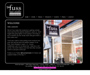 fusshairstudio.com: FUSS hair studio - a quaint boutique salon located in the heart of Leslieville
FUSS hair studio - a quaint boutique salon located in the heart of Leslieville