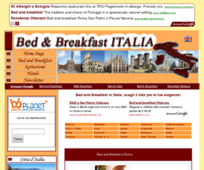 bad-and-breakfast.it: Bad and breakfast
Qui trovi Bed and Breakfast, case vacanza e affittacamere della provincia di Roma Firenze Venezia Napoli