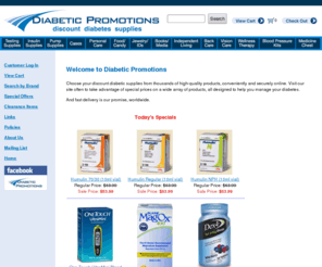 health-supplies.com: Diabetic Promotions: Discount Diabetic Supplies - Complete Online Catalog
