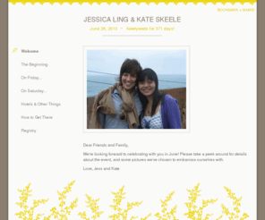 kateandjess.com: jessica and Kate's Wedding Website - Our Wedding
Our Wedding Website - View all the details of our wedding online