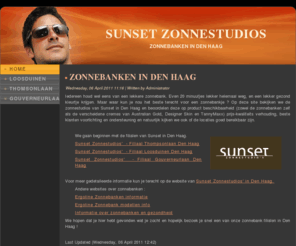 sunsetzonnestudio.info: Zonnebanken in Den Haag
Joomla! - the dynamic portal engine and content management system