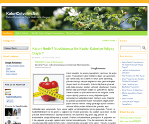 kaloricetvelim.net: KaloriCetvelim.Net | Kalori Cetveli, Kalorimetre, Diyet Listesi, Kilo Verme
Kalori Cetveli, Kalori Hesaplama ve diyet hakkında herşey.