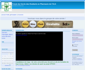 cep-ulg.org: Forum de CEP - Portail
Forum des étudiants en pharmacie Site officiel du CEP de l'ULG