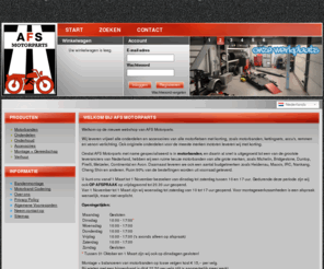 afsmotorparts.nl: AFS Motorparts
AFS Motorparts, winkel en webshop in Purmerend, voor motorbanden,  onderdelen en onderhoud