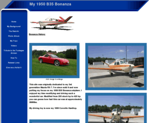b35vtail.com: My 1950 B35 Bonanza
1950 B35 Beechcraft bonanza, vintage bonanza, aircraft restoration, v tail bonanza, v-tail bonanza
