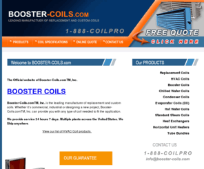 booster-coils.com: Booster Coils | Custom Coils from Booster-coils.com
Best Price Guaranteed. Booster Coils from www.booster-coils.com - CALL TODAY - 1-888-COILPRO