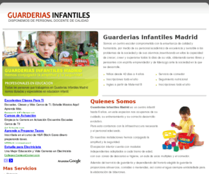 GUARDERIAS PRIVADAS EN MADRID guarderias privadas en madrid: