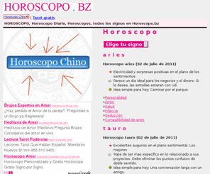 horoscopo.bz: Horoscopo
Predicciones de horoscopos e información detallada de todos los signos.