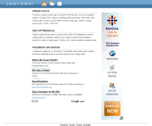 jamrik.net: Jamrik Net::izrada sajta CMS PHP MYSQL::vremenska prognoza
JamrikNet,izrada sajta,prognoza vremena,trenutno vreme,vremenska prognoza