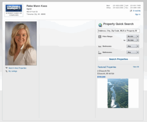 rebemann.com: Rebe Mann Kass - Real Estate Agent - Coldwell Banker Schmidt Real Estate
Rebe Mann Kass is a Real Estate professional with Coldwell Banker Schmidt REALTORS in Traverse City, MI. Click to view more information and property listings.