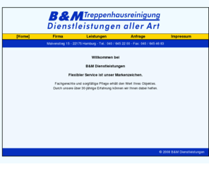 bm-dienstleistungen.com: B&M Dienstleistungen
Reinigung