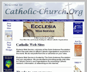 catholic-church.org: WELCOME to www.Catholic-Church.org
