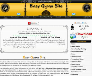 easyquransite.com: Learn Holy Quran | Quran Lesson | Online Quran Classes
Easy Quran site dedicates for the beginners to learn the basics of Holy Quran. We have designed the Quran lessons and classes from our experts in a very easy way.