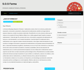 sosfarma.com: Farmacia y Enfermería
SOSFarma.com, sitio web de profesionales compartiendo  todo tipo de Información completa de Farmacia y Enfermería y Medicina en general para estudiantes de institutos o universidades.