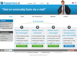 faxservice.nl: Faxservice.nl :: Faxen versturen en ontvangen via e-mail
Faxservice.nl: snel en eenvoudig faxen via e-mail