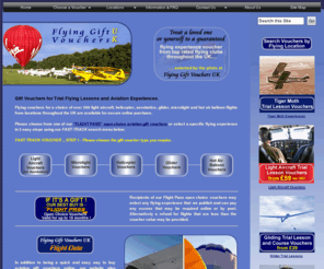 flying-gift-vouchers.com: Flying Gift Vouchers for UK Trial Lessons
Gift Vouchers for flying and aviation experience gifts from Uk locations including light aircraft, helicopters, gliders, microlight and hot air balloon flights.