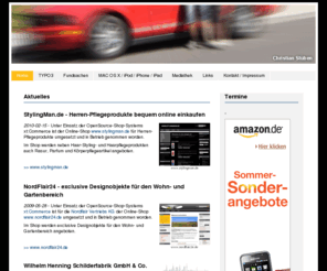 stueben.net: Christian Stüben
Christian Stben bietet web-basierte Softwarelsungen mit TYPO3, xt-commerce und anderen OpenSource-Produkten