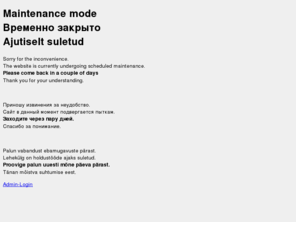 denisssaksa.com: Maintenance mode - Временно закрыто - Ajutiselt suletud
Saksa.ee - Portfolio and blog