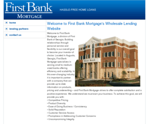 fbmtg-cl.com: home | First Bank Mortgage Wholesale Lending
first bank mortgage wholesale lending, home, powerserve, home