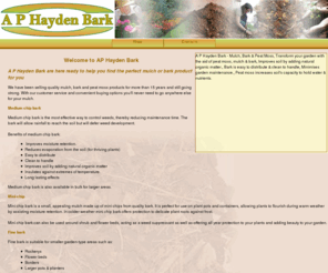 haydenbark.com: Mulch, Kildare. Bark, moss peat supplier - mini chip, medium chip, coarse chip & fine chip bark & mulch - A P Hayden, Ireland.
Mulch, Kildare. Bark, moss peat supplier - mini chip, medium chip, coarse chip & fine chip bark & mulch - A P Hayden, Ireland.