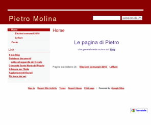 pietromolina.com: Pietro Molina
La mia pagina personale