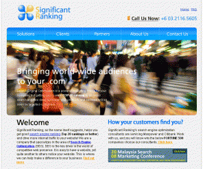 significantranking.com: Malaysia, Search Engine Optimization Company, SEO Expert & Consulting Services, Website Marketing Firm, Pay Per Click Advertising & Google Adwords Consultant, Indonesia  Significant Ranking
